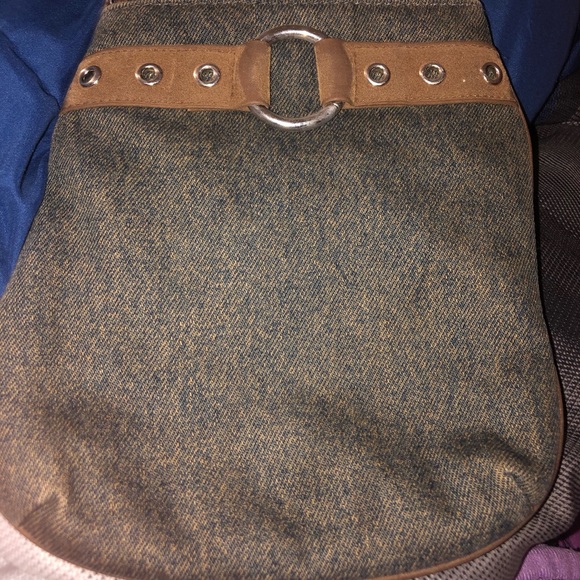 Faded denim wash jean purse - Picture 3 of 6
